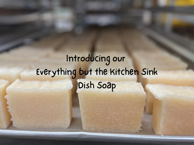 dish soap that is safe to use on dishes, pots and pans, and fruits and vegetables with no toxic residue